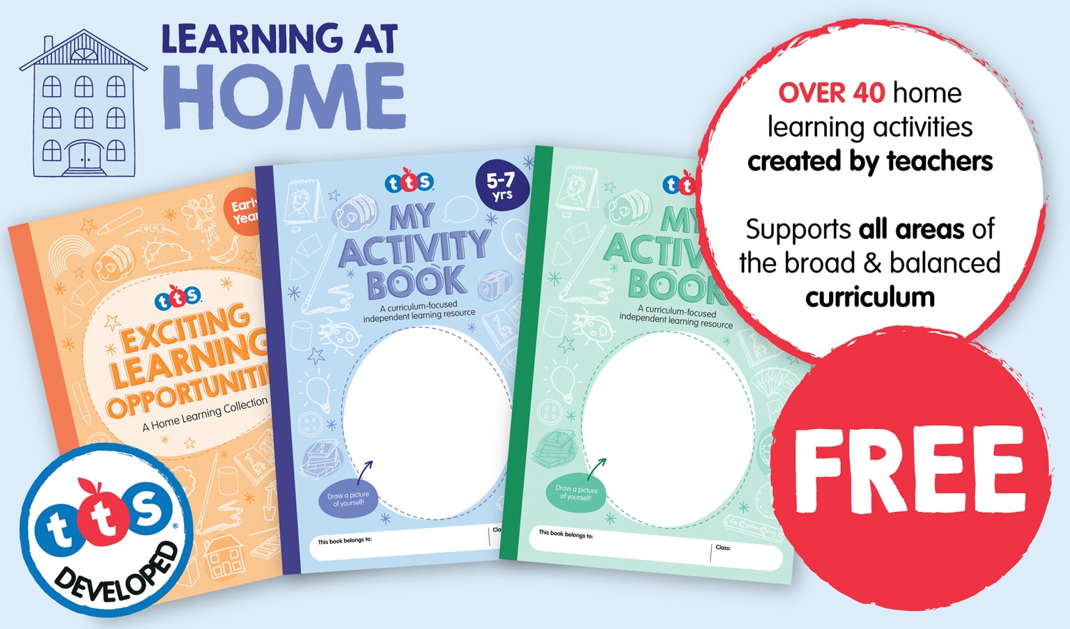 Image result for tts home learning packs